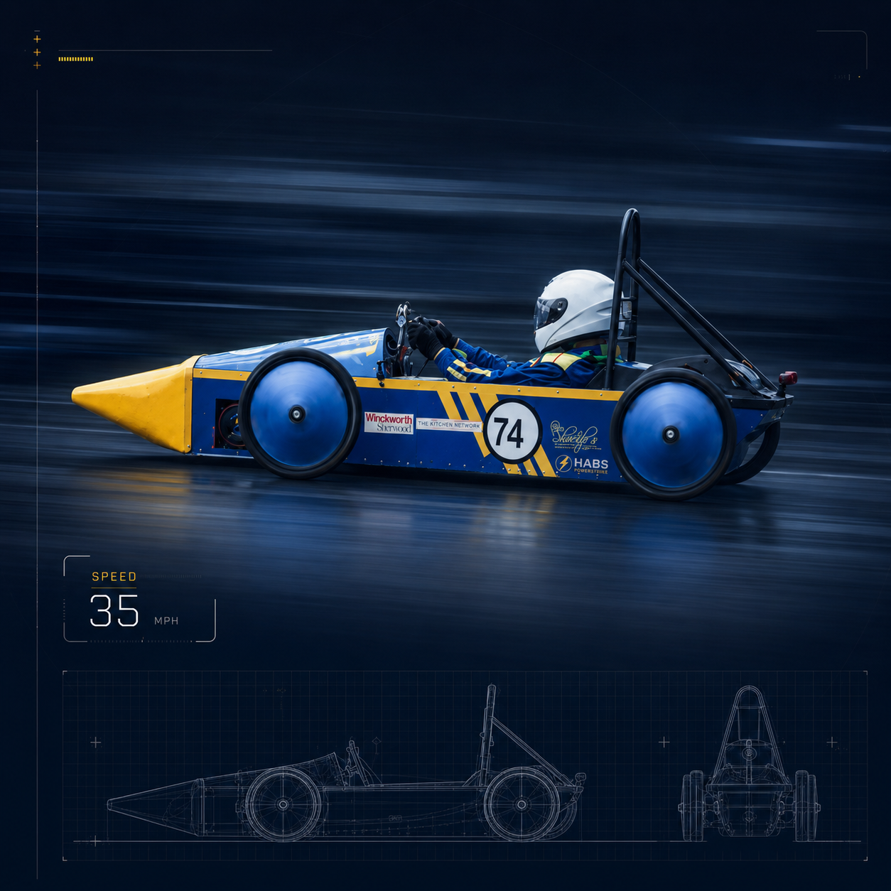 Greenpower race car